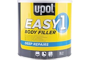 U-Pol Easy One Car Body Filler 3.5L 3.5 Litre UPol Easysand Polyester Bodyfiller Steel & GRP Surfaces