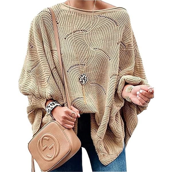 Sweat-shirt Femme Col Rond Manches Longues - Pull Coton/polyester Pour Automne-hiver, Coupe Ample