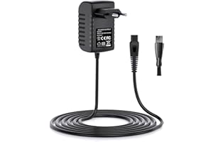 WUKUR 15V Caricatore Rasoio HQ8505 per Philips Norelco 3000 5000 7000 9000 Series, BG7025/15, MG5730/15,MG7730/15,MG7720, MG7770, BG5020, BG5020,QP6510,QP6520