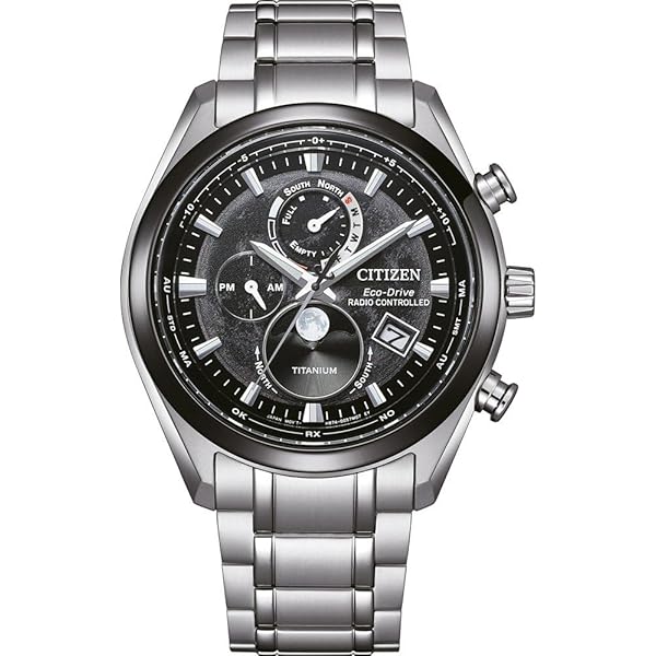 Citizen Men Multi Dial Eco-Drive Watch Tsuki-yomi : Amazon.co.uk