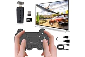 KANYUNCD Retro Games Console,Video Game Consoles Built in 20,000 Games,15+ Emulators,Plug & Play, Dual 2.4G Wireless Controllers,4K HDMI,Ideal Gaming Gift for Boys and Adults