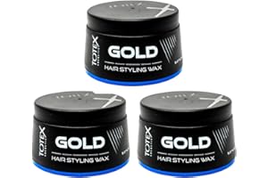 ‎TOTEX Totex GOLD Haarwachs I Gold Hair Styling Wax I Vintage Duftendes Haarwachs I glänzenden und natürlichen Haarlook I maximale Kontrolle I 150ml (3 Stück)