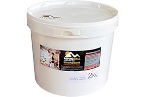 AlpineWall reach the top MAGNESIO Rosado 2Kg Cross Training Performance Grip, Fórmula de Alto Rendimiento y Gimnasio.