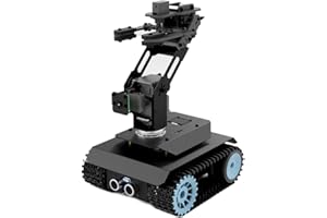 Adeept RaspTank-Pro Robot Car Kit, WiFi Wireless Smart Robot für Raspberry Pi 4 3B 3B +, 3-DOF-Roboterarm, OpenCV-Zielverfolgung, Videoübertragung, Linienverfolgung, Raspberry Pi-Roboter mit PDF