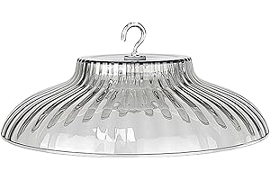 Fenteer Copertura Protettiva per Mangiatoia per Uccelli, Paravento per Scoiattoli, Protezione Antipioggia E Resistente alle Intemperie, Cupola Protettiva Anti, Trasparente