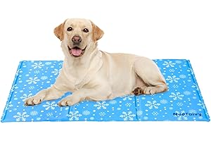 Nepfaivy Cama Refrescante Perro Grande - Cama Perro Verano, Manta Fria para Perros y Gatos, 90x50cm