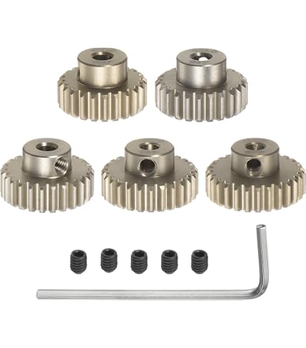 sourcing map 1Mod 24T Pignon Engrenage 12mm Alésage Acier trempé Moteur