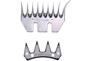KEHUASHINA Tosatrice per Pecore 9 Denti Tosatrice Elettrica Lama a Pettine