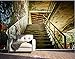 Produktbild HHCYY 3D Wandbilder Persönlichkeit Stereo Street Stairs Graffiti Modernes Hotel Hintergrund Wohnkultur450cmx300cm
