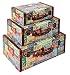 Produktbild ts-ideen 3er Set Reise Koffer als Kommode Truhe Box Holztruhen Antik Shabby Vintage Holzkiste