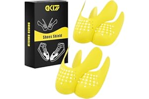 DK177 2 Paia Scudi per Scarpe, Anti Rughe Protezione per Scudi Toe, Protezione per Scudi Delle Sneaker Contro le Pieghe Delle Scarpe, Evitare Scarpe Sneaker Piega Rientranza, Uomo, UE 41-47