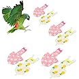 Pet Bird Cute Diaper Parrot Diaper Flying Costume Reusable Diaper Bird Diaper for Parrots Pigeons Pet Supplies (L Pink)