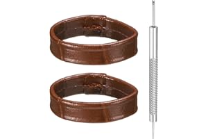 QUARKZMAN Skórzany pasek do zegarka szlufki zamiennik paska do zegarka uchwyt pasek uchwyt pasek uchwyt na pasek