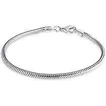 Stainless Steel Starter Charm Bracelet Fits Pandora Jewelry European Style Clasp Come With 2 Beads (Lobster Claw 6" Fits Small - Foto 5