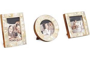 Handicrafts Home Baby Picture Frames Set of 3 - Grey | Nursery Decor | Ultrasound Photo Frame for Grandparents | First Year Baby Shower Gifts | Personalized Handmade Gift