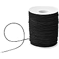 Fil Pour Tissage Perle PH PandaHall 0.1mm Pour Perles De Rocaille, 46m/Rouleau Cordon De Bracelet Fil De Nylon