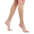 YHRY Calf Compression Sleeves for Women and Men, Graduated Compression, Leg and Calf Support, Footless Compression Socks Tights Leggings for Swelling Shin Splints Varicose Veins(1 Pair, One Size)