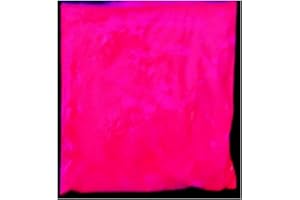 KIRALOVE Pigmento Fluorescente - coloranti - Rosa Fucsia - Idea Regalo Originale - brilla al Contatto con la Luce Nera - Luce UV - in Polvere fine Fuxia Colorati - 20g - Ottima qualita