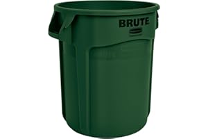 Rubbermaid Commercial Products Vented Brute okrągły pojemnik 76 litrów zielony FG262000DGRN