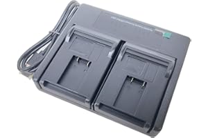 EMOVERY Ładowarka USB Dual Battery Kompatybilny dla Leica BM8 M8 M8 M8.2 M9 ME M-E 14464 BLI-312 Camera