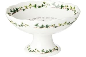 Portmeirion Home & Gifts HV77254-X Scalloped Dish, Ceramic, Multi-Colour, 14.1 x 14.1 x 8.1 cm