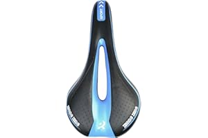 Binnan Bicycle Saddle, Gel Comfort Anti-Shock Adjustable Seat for Mountain Bike, Road Bike, BMX, Folding Bike
