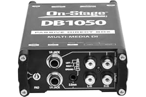 ONSTAGE On-Stage DB1050 Caja de DI pasiva multi-media