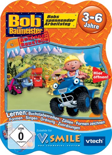 Preisvergleich Produktbild VTech 80-092304 - V.Smile Lernspiel Bob der Baumeister