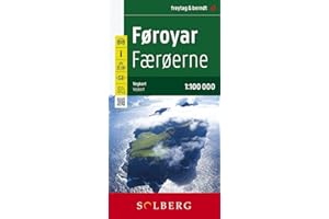 Färöer - Føroyar, Straßenkarte 1:100.000, freytag & berndt: Wegenkaart Schaal 1 : 100.000 (freytag & berndt Auto + Freizeitkarten)