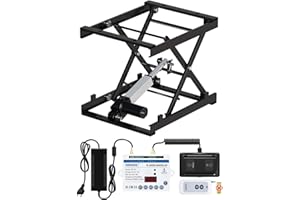 DIHOOL Table élévatrice à ciseaux élévatrice à ciseaux électrique kfz Lift DIY lift table (charge 60kg, hauteur de levage 270mm) pédale de commande