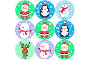 STICKER STOCKER 144 Christmas Friends 30mm School Reward Stickers for Parents, Teachers