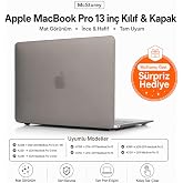 McStorey MacBook Pro 13 İn&ccedil; M1 M2 Kılıf A2338 Uyumlu | Mat Sert Koruyucu Kapak Hard Case | A1706 A1708 A1989 A2159 A2251 A228
