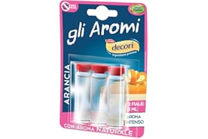 DECORÌ INGREDIENTI PREZIOSI PER DOLCI E SALATI Decorì Aroma Fiori d'Arancio per Dolci, Aroma Intenso, Ideale per Dolci e Creme, Confezione da 9 ml (3 fiale da 3 ml)