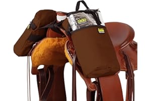 TrailMax Large Horn Saddle Bags; Horn Saddle Bags for Horses; Trail Riding Saddle Bags for Western & Endurance Saddles; Double-Stitched, 600-Denier Poly Saddle Bags