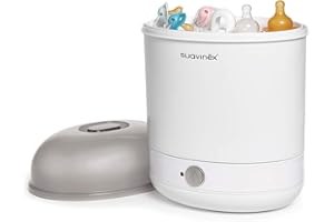 Suavinex – Electric Steam Sterilizer 3-in-1 for up to 6 Bottles in 6 Minutes