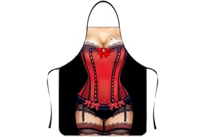 CATOR 1 Pcs Frauen Sexy Kreative Schürze, Küchenschürze, Grillschürze, Schürze als Grill Geschenk für Frauen
