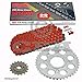 Produktbild Kettensatz Suzuki GSR 600 06-10, Kette RK RR 525 GXW 114, offen, ROT, 16/48