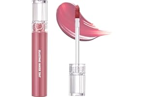 rom&nd Glasting Water Tint (NEW) 4 ColorsㅣGlossy, Plumping Lips, Long-lasting, Vivid Color, Smooth Textureㅣ4g 0.14oz (14 Mauve Moon)