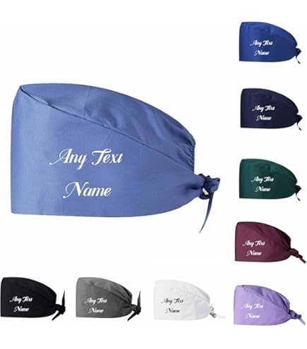 Classic Space Movie Surgical Ponytail Scrub Cap Hat Mens Womens Unisex Adjustable Surgery Surgeon Long Hair Bun Cover Euro Style Vintage - View #8