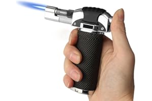 ITEM:109 Sturm Feuerzeug Gas Brenner Flambierer Mini Bunsenbrenner Creme Brulee Jetflamme