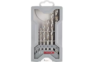 Bosch 7x Zestaw wierteł PRO Metal HSS-G (do Metale nieżelazne, Stal, Ø 2,0, 3,0, 4,0, 5,0, 6,0, 8,0, 10,0 mm, Professional Akcesoria Wiertarki/Wkrętarki)