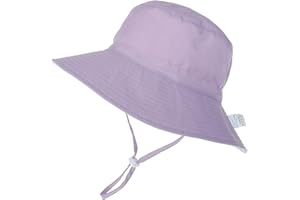 DRESHOW Gorro de Sol para Bebé Gorro Bebe Verano Gorros Proteccion Solar UV Bebe Niño Niña Gorra Playa con Correa Ajustable para la Barbilla UPF 50+