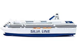 siku 1729, Ferry Silja Symphony, en métal/plastique, 1:1000, bleu/blanc, polyvalent