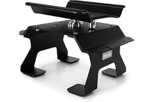 INJORA Supporto per Auto RC con Porta Ammortizzatori in Alluminio per Axial SCX10 Pro TRX4 1/10 RC Crawler (Nero)