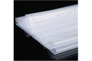 GSHUR 2 m x 4 m, lámina de polietileno, 850 g, extra gruesa, para invernadero, protección contra el polvo, resistente a desgarros, lámina de polietileno para jardinería, invernadero, túnel