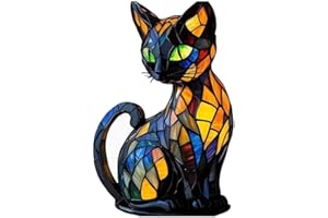 JXpxbao Festberg LeuchtKatze™ – Original Magische LED-Lampe (Typ C) – Katzenlampe, Nachtlicht Katze und Hund，Dekoratives Zauberlicht für stimmungsvolle Atmosphäre (Katze A)