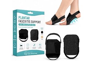 Pnrskter Fotbågsstöd - justerbart plantar fasciitis stödomslag, anti-slip fotsulor för platta fötter, höga och fallna bågar, fotsmärtor för dam och herr, 2-pack