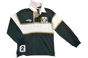 LANSDOWNE Ireland Shamrock Long Sleeve Kids Rugby Shirt
