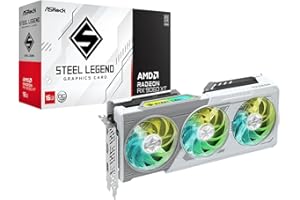 ASRock Carte Graphique ASROCK Radeon RX 9060 XT Steel Legend OC 16GO (90-GA5JZZ-00UANF)