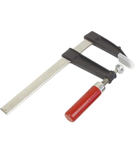 STAHLWERK Set Di 3 Morsetti A Vite 80x200 Mm (a F) – Robusto Morsetto In Acciaio E Plastica, Apertura 200 Mm, Profondità 80 Mm, Per Uso Professionale - 4